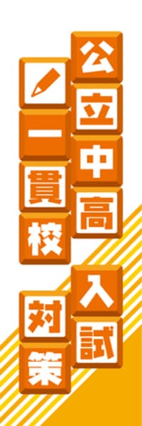 【EDU083】公立中高一貫校入試対策【ブロック・橙】