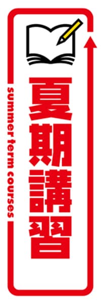 【EDU346】夏期講習【矢印・白赤】