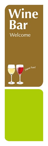 【SAK525】Wine Bar【Have Fun!・黄緑】
