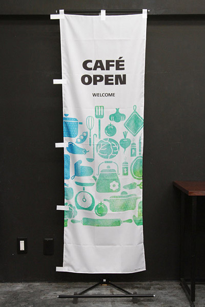 CAFE OPEN（キッチン道具・グラデーション青）_商品画像_2