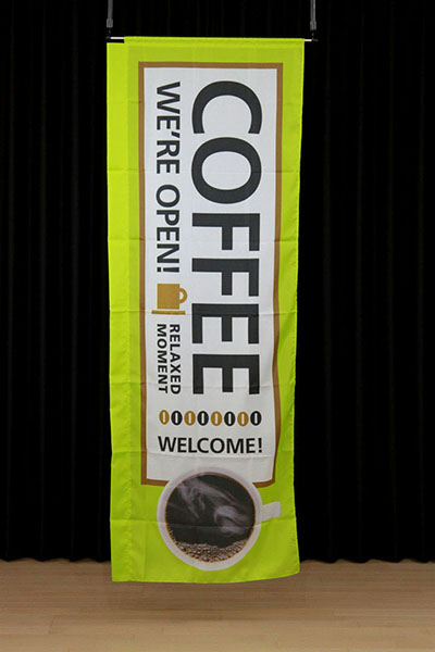 COFFEE WE'RE OPEN!（黄緑）_商品画像_3