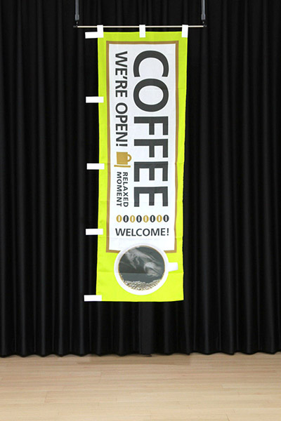 COFFEE WE'RE OPEN!（黄緑）_商品画像_4