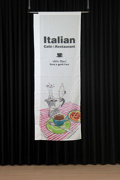 Italian Cafe & Restaurant（ピビリ画　カフェ）_商品画像_2